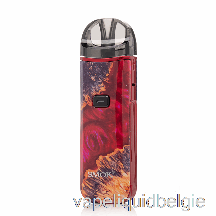 Vape Vloeibare Smok Nord Pro 25w Podkit Rood Stabiliserend Hout